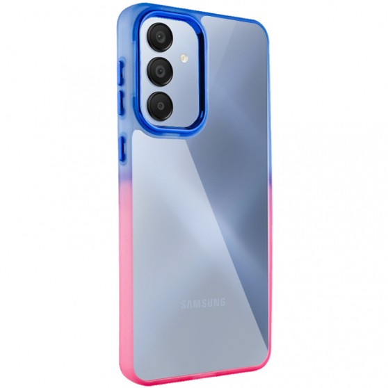 Чехол TPU+PC Fresh sip series для Samsung Galaxy A33 5G Розовый / Синий