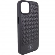 Кожаный чехол для Apple iPhone 14 (6.1"") - Polo Santa Barbara Black