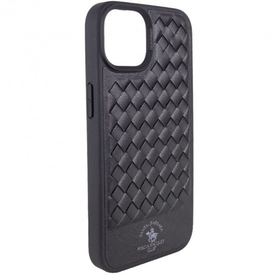 Кожаный чехол Polo Santa Barbara для Apple iPhone 14 (6.1") Black - изображение 1