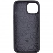Кожаный чехол для Apple iPhone 14 (6.1"") - Polo Santa Barbara Black