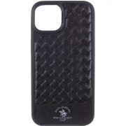 Кожаный чехол Polo Santa Barbara для Apple iPhone 14 (6.1") Black
