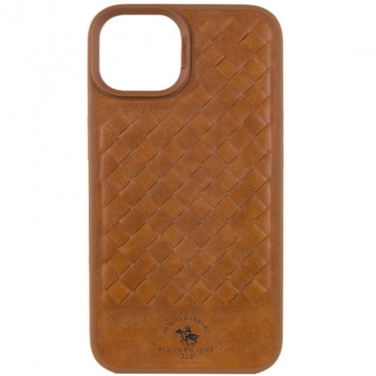 Кожаный чехол Polo Santa Barbara для Apple iPhone 14 (6.1") Brown