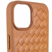 Кожаный чехол для Apple iPhone 14 (6.1"") - Polo Santa Barbara Brown