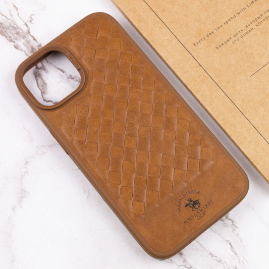 Кожаный чехол Polo Santa Barbara для Apple iPhone 14 (6.1") Brown - изображение 7