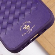 Кожаный чехол для Apple iPhone 14 (6.1"") - Polo Santa Barbara Purple
