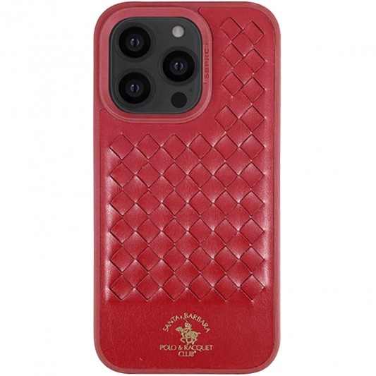 Кожаный чехол Polo Santa Barbara для Apple iPhone 14 Pro Max (6.7") Red - изображение 1