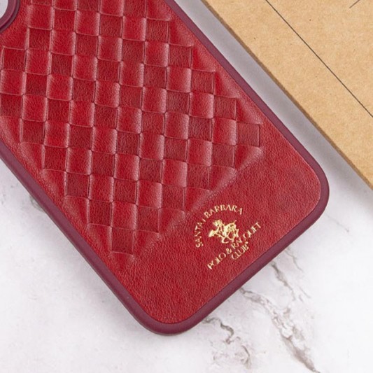 Кожаный чехол Polo Santa Barbara для Apple iPhone 14 Pro Max (6.7") Red - изображение 5