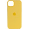 Чехол для Apple iPhone 14 Pro (6.1"") - Silicone case (AAA) full with Magsafe Желтый / Sunglow
