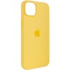 Чехол для Apple iPhone 14 Pro (6.1"") - Silicone case (AAA) full with Magsafe Желтый / Sunglow