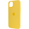 Чехол для Apple iPhone 14 Pro (6.1"") - Silicone case (AAA) full with Magsafe Желтый / Sunglow
