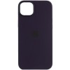 Чохол для Apple iPhone 14 Pro (6.1"") - Silicone case (AAA) full with Magsafe Фіолетовий / Elderberry