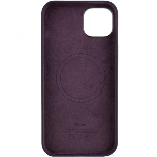 Чохол Silicone case (AAA) with Magsafe для Apple iPhone 14 Pro (6.1") Фіолетовий / Elderberry - зображення 1 