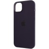 Чохол для Apple iPhone 14 Pro (6.1"") - Silicone case (AAA) full with Magsafe Фіолетовий / Elderberry