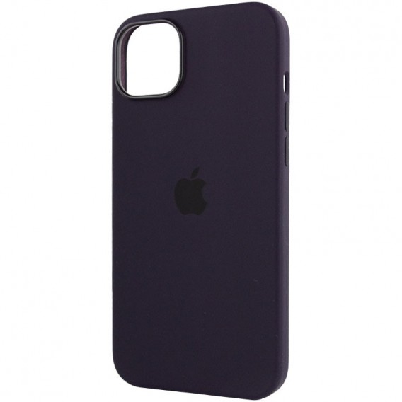 Чохол для Apple iPhone 14 Pro (6.1"") - Silicone case (AAA) full with Magsafe Фіолетовий / Elderberry