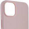 Чехол для Apple iPhone 14 Pro Max (6.7"") - Silicone case (AAA) full with Magsafe Розовый / Chalk Pink