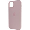 Чехол для Apple iPhone 14 Pro Max (6.7"") - Silicone case (AAA) full with Magsafe Розовый / Chalk Pink