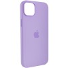 Чехол для Apple iPhone 14 Pro Max (6.7"") - Silicone case (AAA) full with Magsafe Сиреневый / Lilac