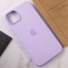Чехол для Apple iPhone 14 Pro Max (6.7"") - Silicone case (AAA) full with Magsafe Сиреневый / Lilac