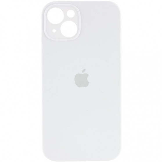 Чохол Apple iPhone 14 (6.1"") - Silicone Case Full Camera Protective (AA) Білий / White