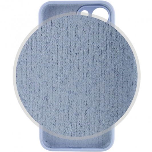 Чохол Silicone Case Full Camera Protective (AA) для Apple iPhone 14 (6.1") Блакитний / Lilac Blue - зображення 2 