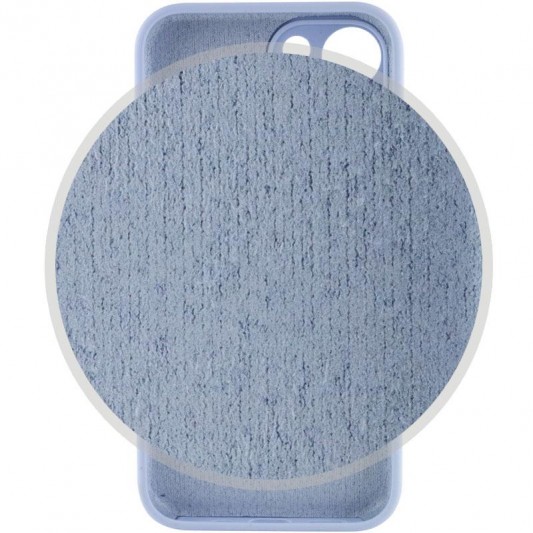 Чохол Silicone Case Full Camera Protective (AA) для Apple iPhone 14 (6.1") Блакитний / Lilac Blue - зображення 2 