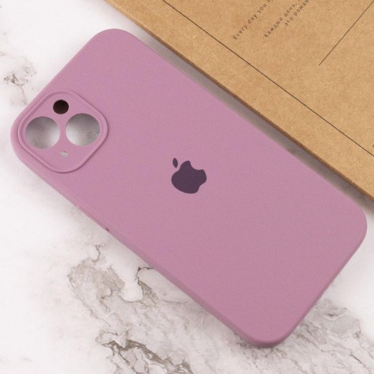Чохол Silicone Case Full Camera Protective (AA) для Apple iPhone 14 (6.1") Ліловий / Lilac Pride - зображення 3 