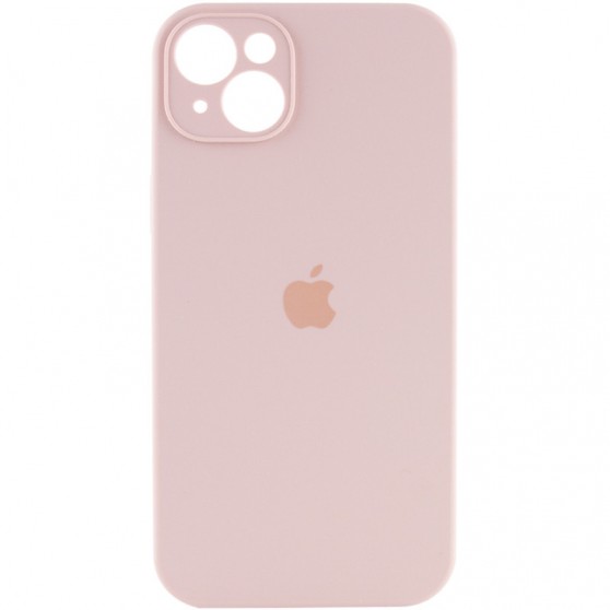 Чохол Apple iPhone 14 (6.1"") - Silicone Case Full Camera Protective (AA) Рожевий / Pink Sand