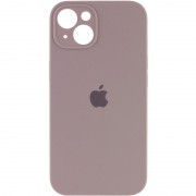 Чохол для Apple iPhone 14 (6.1"") - Silicone Case Full Camera Protective (AA) Сірий / Lavender