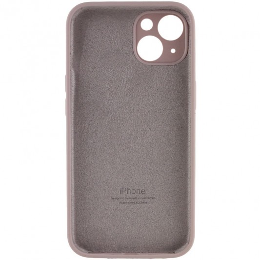 Чохол Silicone Case Full Camera Protective (AA) для Apple iPhone 14 (6.1") Сірий / Lavender - зображення 1 
