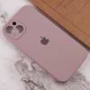 Чехол для Apple iPhone 14 (6.1"") - Silicone Case Full Camera Protective (AA) Серый / Lavender