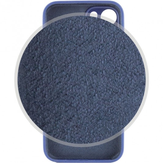 Чохол Silicone Case Full Camera Protective (AA) для Apple iPhone 14 (6.1") Синій / Deep navy - зображення 1 