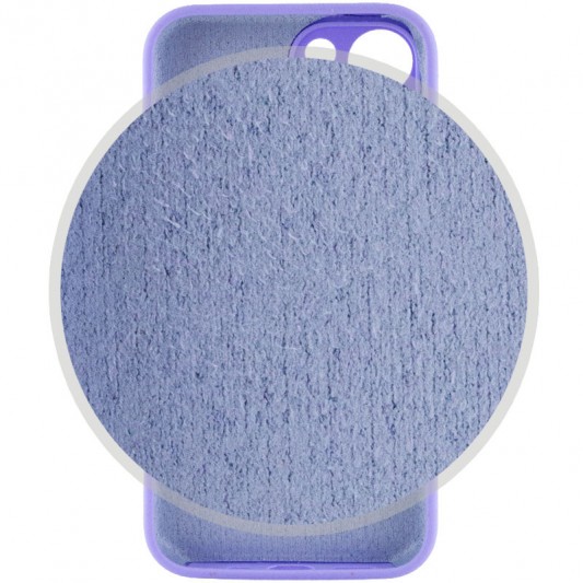 Чохол Silicone Case Full Camera Protective (AA) для Apple iPhone 14 (6.1") Бузковий / Dasheen - зображення 2 