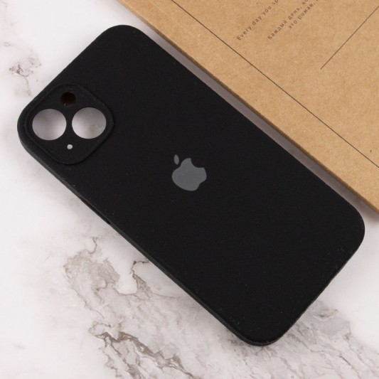 Чохол Silicone Case Full Camera Protective (AA) для Apple iPhone 14 (6.1") Чорний / Black - зображення 3 