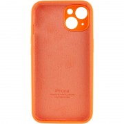 Чохол Apple iPhone 14 Plus (6.7"") - Silicone Case Full Camera Protective (AA) Помаранчевий / Kumquat