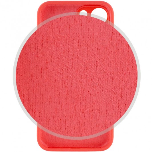 Чехол Silicone Case Full Camera Protective (AA) для Apple iPhone 14 Plus (6.7") Оранжевый / Pink citrus - изображение 2