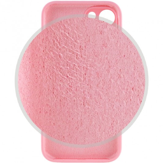 Чехол Silicone Case Full Camera Protective (AA) для Apple iPhone 14 Plus (6.7") Розовый / Light pink - изображение 2