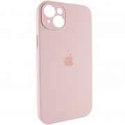 Чехол для Apple iPhone 14 Plus (6.7"") - Silicone Case Full Camera Protective (AA) Розовый / Pink Sand