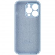 Чехол для Apple iPhone 14 Pro (6.1"") - Silicone Case Full Camera Protective (AA) Голубой / Sweet Blue