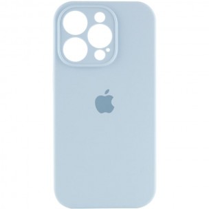 Чохол Silicone Case Full Camera Protective (AA) для Apple iPhone 14 Pro (6.1") Блакитний / Sweet Blue