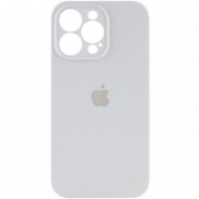 Чехол Silicone Case Full Camera Protective (AA) для Apple iPhone 14 Pro (6.1") Белый / White