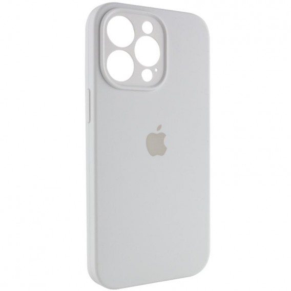 Чохол для Apple iPhone 14 Pro (6.1"") - Silicone Case Full Camera Protective (AA) Білий / White