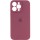 Чехол для Apple iPhone 14 Pro (6.1"") - Silicone Case Full Camera Protective (AA) Бордовый / Plum