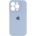 Чехол Silicone Case Full Camera Protective (AA) для Apple iPhone 14 Pro (6.1") Голубой / Lilac Blue