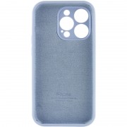 Чохол для Apple iPhone 14 Pro (6.1"") - Silicone Case Full Camera Protective (AA) Синій / Lilac Blue