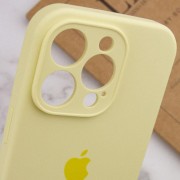 Чехол для Apple iPhone 14 Pro (6.1"") - Silicone Case Full Camera Protective (AA) Желтый / Mellow Yellow