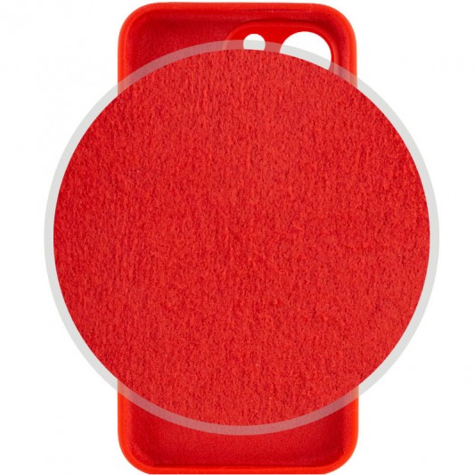 Чехол Silicone Case Full Camera Protective (AA) для Apple iPhone 14 Pro (6.1") Красный / Red - изображение 2