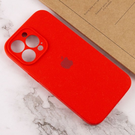 Чехол Silicone Case Full Camera Protective (AA) для Apple iPhone 14 Pro (6.1") Красный / Red - изображение 3
