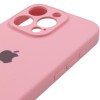 Чехол для iPhone 14 Pro Silicone Case Full Protective (Light pink)