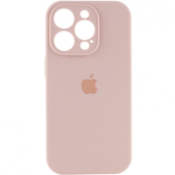 Чохол на Apple iPhone 14 Pro (6.1"") - Silicone Case Full Camera Protective (AA) Рожевий / Pink Sand