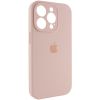 Чохол Silicone Case Full Camera Protective (AA) для Apple iPhone 14 Pro (6.1") Рожевий / Pink Sand